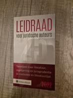 Leidraad voor juridische auteurs, Ophalen of Verzenden, Zo goed als nieuw