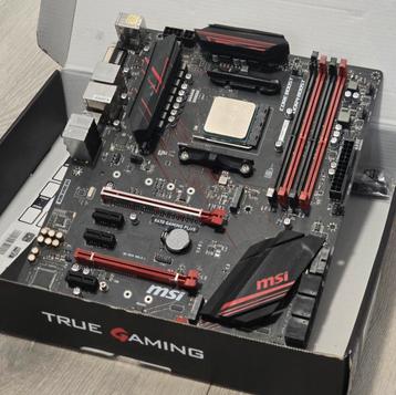 MSI x470 Gaming Plus Moederbord + Processor AMD Ryzen 5 beschikbaar voor biedingen