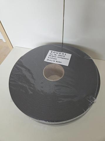 Soudal beglazingsband, glasband, 3x9 25 mtr, 9 rollen beschikbaar voor biedingen