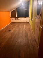 Eiken houten vloer, Doe-het-zelf en Verbouw, Vloerdelen en Plavuizen, Ophalen, Gebruikt, Vloerdelen of -planken, 10 m² of meer