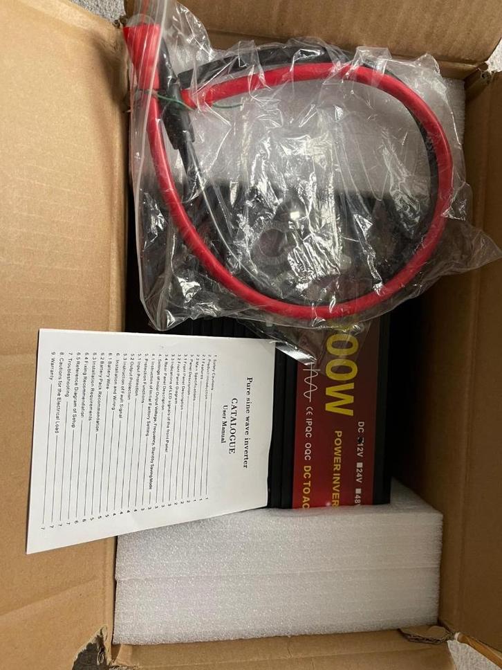 Zuivere sinus omvormer 3000W 12V caravan camper Senseo, Caravans en Kamperen, Camper-accessoires, Nieuw, Verzenden