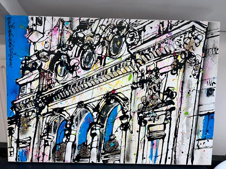 Erik Zwezerijnen - Monaco (2010), Antiek en Kunst, Kunst | Schilderijen | Modern, Ophalen