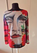 Desigual inspired by Cirque du soleil top - maat large, Maat 42/44 (L), Ophalen of Verzenden, Lange mouw, Roze