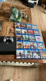 Ps4 +games+controller, Spelcomputers en Games, Spelcomputers | Sony PlayStation 4, Met 1 controller, Gebruikt, 1 TB, Pro