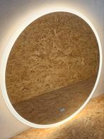 Ronde Spiegel met LED Verlichting en verwarming touchknoppen, Ophalen, 100 tot 150 cm, Rond, Nieuw