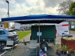 Marktkraamparasol met stevige stabiele 3-voet+ hoes-KOOPJE!, Tuin en Terras, Parasols, Ophalen, Waterdicht