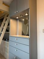 Grijze lampjes spiegelkast, incl. - perfect voor slaapkamer, Ophalen, Gebruikt