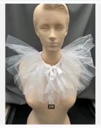 Witte Pierrot Kraag - Kostuum Accessoire bijzonder mooi, Ophalen of Verzenden