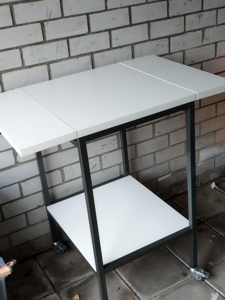 Inpaktafel/Vouwtafel op wielen - Opklapbaar, Huis en Inrichting, Tafelonderdelen, 50 tot 100 cm, 50 tot 100 cm, Rechthoekig, Ophalen
