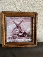 Westraven klein schilderijtje tegel van molen de Engel Wveer, Antiek en Kunst, Ophalen of Verzenden
