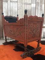 Prachtige Hindeloopen Wieg - Handbeschilderd & Antiek, Antiek en Kunst, Ophalen