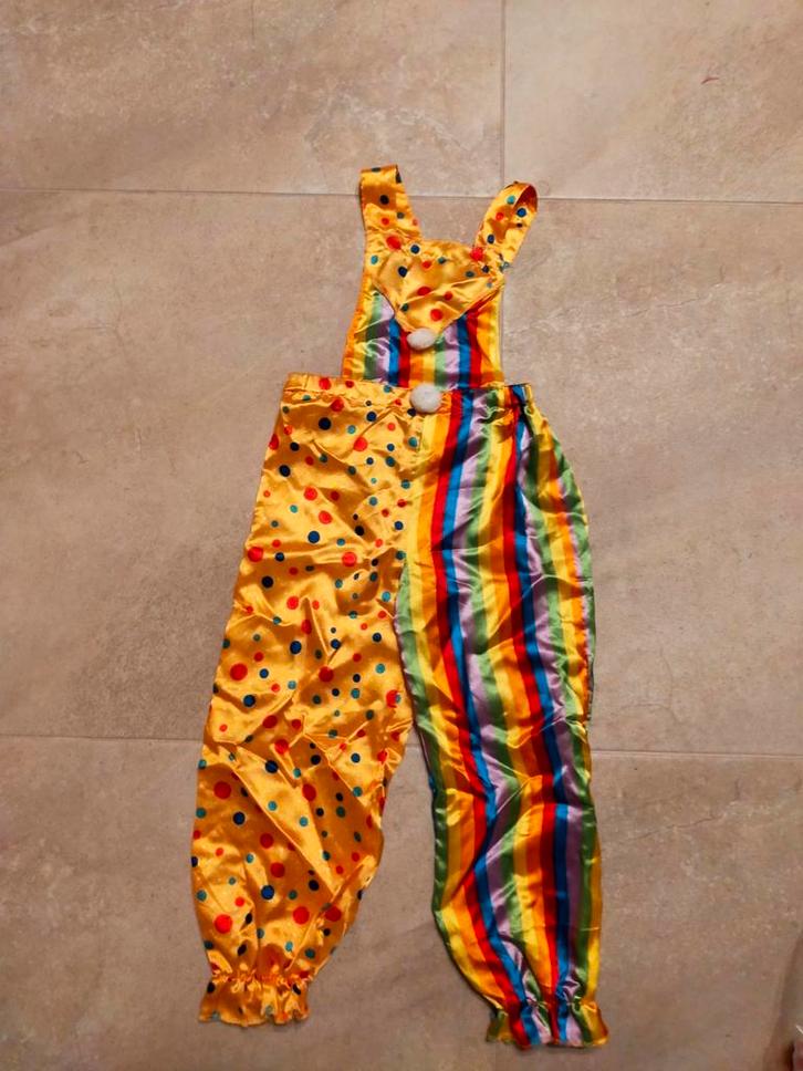 CLOWN PAK MUTS CARNAVAL JONGEN MEISJE 104 110 116, Kinderen en Baby's, Carnavalskleding en Verkleedspullen, Gebruikt, Jongen of Meisje