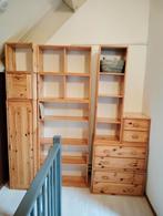 Vintage Flexa 70s/80s modulair kastensysyeem, Ophalen, Gebruikt, Grenenhout, 25 tot 50 cm