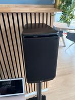 Elac Vela BS404.2 hoogglans zwart + stands + fronten (NIEUW), Audio, Tv en Foto, Nieuw, 60 tot 120 watt, Front, Rear of Stereo speakers