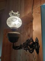 Antieke olielamp met verlichting, Antiek en Kunst, Ophalen