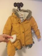 Zeeman baby winter jas met handschoenen okergeel maat 74, Ophalen of Verzenden, Gebruikt, Jongetje of Meisje, Jasje