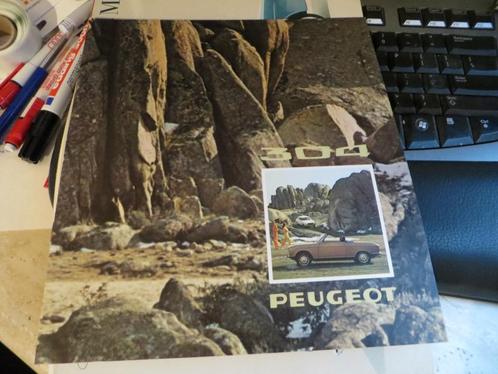Folder Peugeot 304 S Coupe, Peugeot 304 S Cabrio 1973, Boeken, Auto's | Folders en Tijdschriften, Zo goed als nieuw, Peugeot, Ophalen of Verzenden