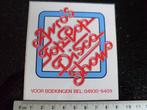 sticker avro's toppop disco show voor boekingen top pop, Verzamelen, Verzenden, Zo goed als nieuw, Film, Tv of Omroep