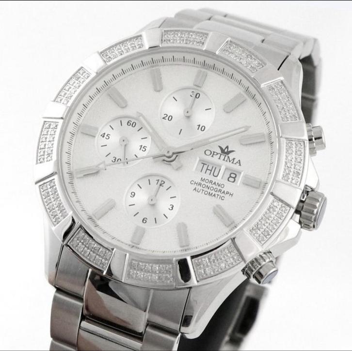 Optima Swiss Morano Diamond ETA 7750 Valjoux, Sport en Fitness, Overige Sport en Fitness, Nieuw, Ophalen of Verzenden