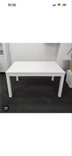 Uitschuifbare Bjursta eettafel van Ikea, Gebruikt, Eikenhout, Vier personen, Rechthoekig