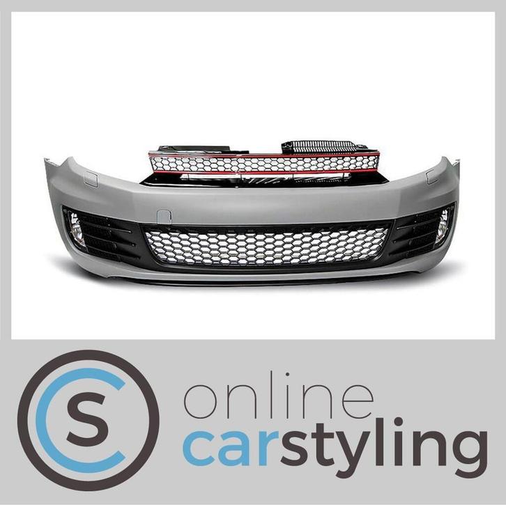 Voorbumper VW Golf VI GTI Style, Auto-onderdelen, Carrosserie en Plaatwerk, Bumper, Volkswagen, Voor, Nieuw, Ophalen of Verzenden