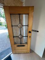 Klassieke voordeur (jaren dertig), Doe-het-zelf en Verbouw, Deuren en Horren, Ophalen, Gebruikt, 80 tot 100 cm, Buitendeur