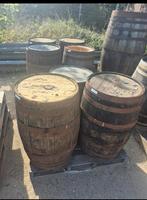 Partij regentonnen en bloembakken, Tuin en Terras, Regentonnen, Ophalen, Gebruikt, 150 liter of meer, Bb