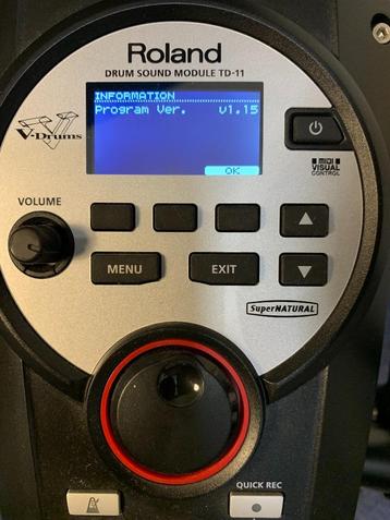Roland TD11 Mesh Heads elektrisch drumstel beschikbaar voor biedingen