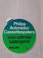 sticker Philips Autoradio/Cassettespelers, Verzamelen, Stickers, Ophalen of Verzenden, Zo goed als nieuw, Bedrijf of Vereniging