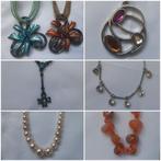 Ketting divers, hout, kralen, met hanger, groen, armband, Ophalen of Verzenden, Zo goed als nieuw, Groen, Overige materialen