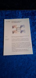 Eerste dagblad postzegels gewijd aan het waddengebied, Postzegels en Munten, Postzegels | Nederland, Ophalen of Verzenden