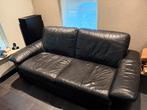 Tk  Leren 2 en 2 1/2  zits bank igst., Huis en Inrichting, Banken | Bankstellen, Ophalen, Gebruikt, 150 tot 200 cm, Rechte bank