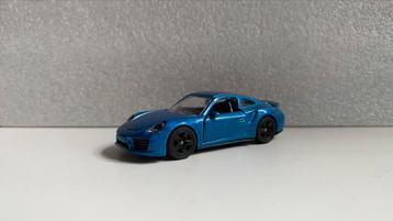 Siku 1506 Porsche 911 Turbo S blauw 1:87 beschikbaar voor biedingen