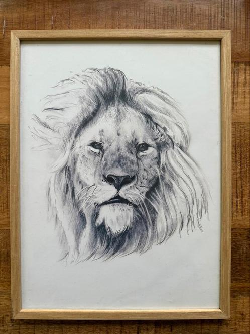Canvas schilderij dieren, Antiek en Kunst, Kunst | Tekeningen en Foto's, Ophalen of Verzenden