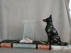 Art Deco fotolijst "Hond" op marmer, Antiek en Kunst, Ophalen of Verzenden