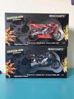 Minichamps Valentino Rossi 2001 Summer TestBike + Pre Season, Ophalen of Verzenden, Nieuw, 1:9 t/m 1:12, Motor
