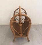 Rotan lectuurmand vintage, Ophalen of Verzenden