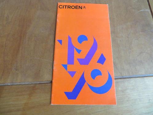 Compacte folder Citroen 1976 programma 2CV Dyane Ami8 GS CX, Boeken, Auto's | Folders en Tijdschriften, Zo goed als nieuw, Citroën
