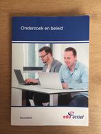 Keuzedeel onderzoek en beleid(nr.11), Boeken, Studieboeken en Cursussen, Gelezen, Ophalen of Verzenden, MBO