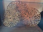 Rotan Wanddecoratie - Kwantum - Set van 3, Huis en Inrichting, Ophalen, Zo goed als nieuw