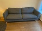 Grijze 3-zits bank - wasbare hoezen!, Ophalen, Driepersoons, 75 tot 100 cm, Zo goed als nieuw