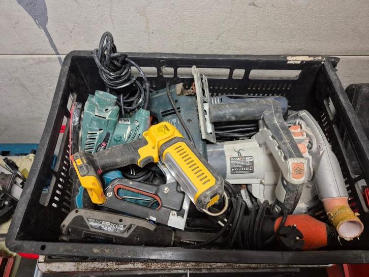 Elektrisch gereedschap set – Makita, Bosch, Batavia, Doe-het-zelf en Verbouw, Gereedschap | Handgereedschap, Gebruikt, Ophalen