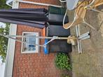 Zwevende tuinparasol met voet, Tuin en Terras, Overkappingen, Ophalen, Zo goed als nieuw