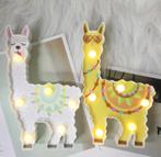 Alpaca Lamp / WandLamp Dieren Decor LED 3D Nachtlampje Sier, Huis en Inrichting, Nieuw, Verzenden