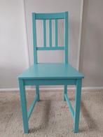 Te koop: eetkamerstoel IKEA, type Stefan (Enschede), Huis en Inrichting, Stoelen, Ophalen, Gebruikt, Blauw, Eén