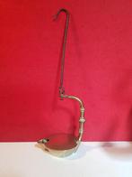 antieke messing 17e eeuwse olielamp 1600-1699, Ophalen of Verzenden