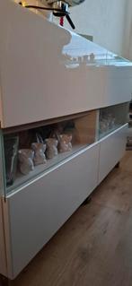 Dressoir hoogglans wit, Ophalen, 100 tot 150 cm, Zo goed als nieuw, Minder dan 100 cm
