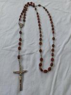 Vintage rozenkrans bruintinten III, Antiek en Kunst, Ophalen of Verzenden