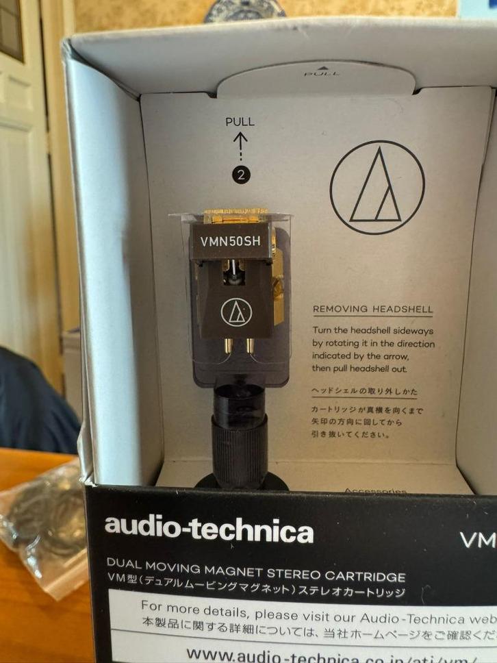 topklasse Audio-Technica VM750SH MM-element nieuw in doos, Audio, Tv en Foto, Platenspelers, Nieuw, Platenspeler-onderdeel, Overige merken
