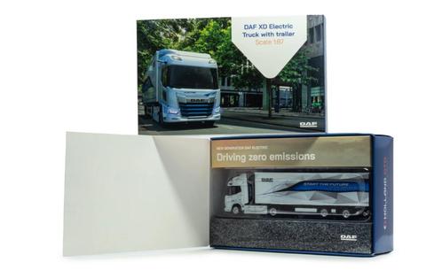 Holland Oto 1:87 DAF XD Electric truck - Start the Future, Hobby en Vrije tijd, Modelauto's | 1:87, Nieuw, Bus of Vrachtwagen